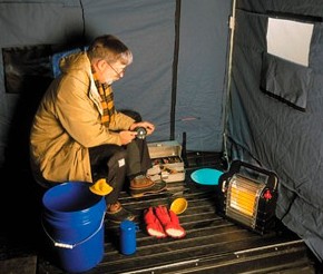 Подготовка к ночной ловле леща зимой в проруби - «Зимняя рыбалка»